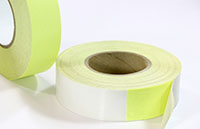 White silicone glass tape 